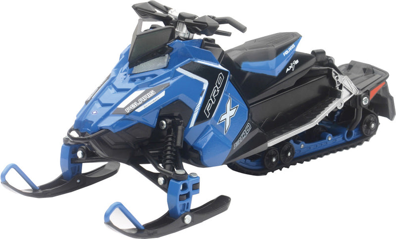 New Ray Toys 959-0080 57783B REPLICA 1:16 SNOWMOBILE POLARIS PRO-X 800 BLUE