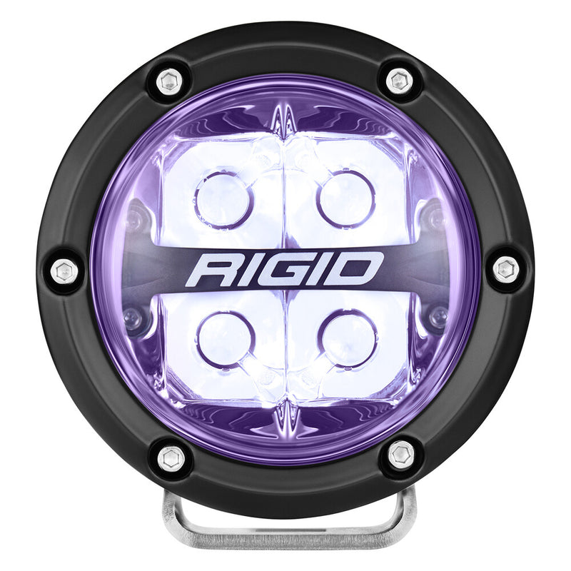 Rigid Industries 652-36302 36402 360-SERIES 4" SPOT RGB/2 RGBW