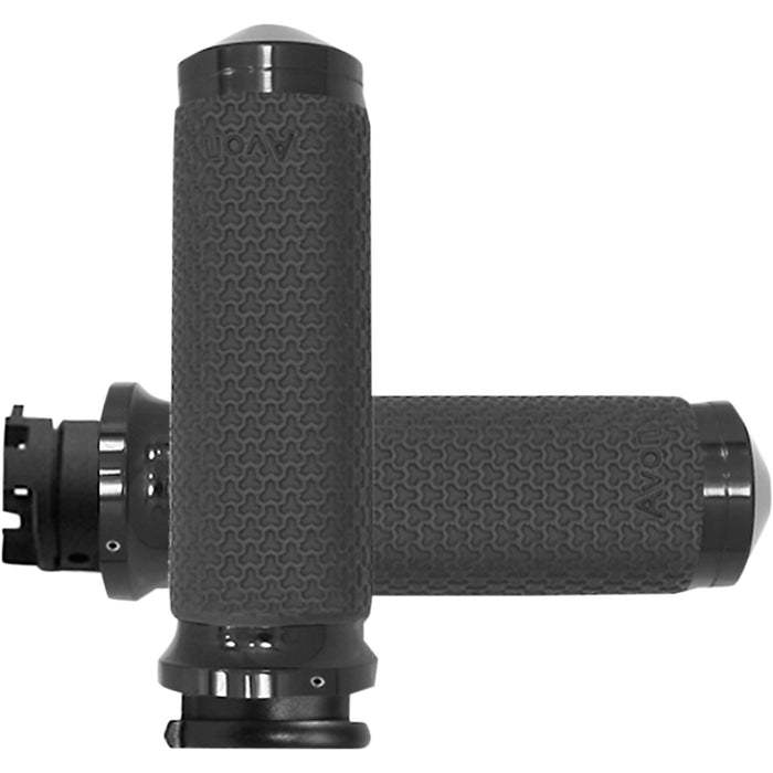 AVON GRIPS 0630-1906 IN-S-MF-63A-AN Memory Foam Grips Grips - Memory Foam - Medium - Scout - Black