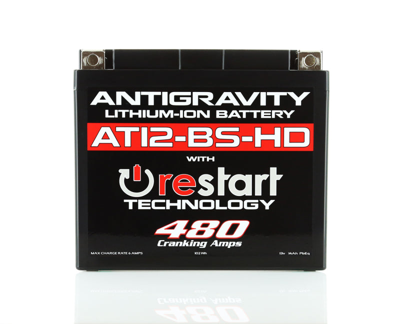 Antigravity Batteries AG-AT12BS-HD-RS Antigravity YT12-BS High Power Lithium Battery W/re-start - Photo - Primary