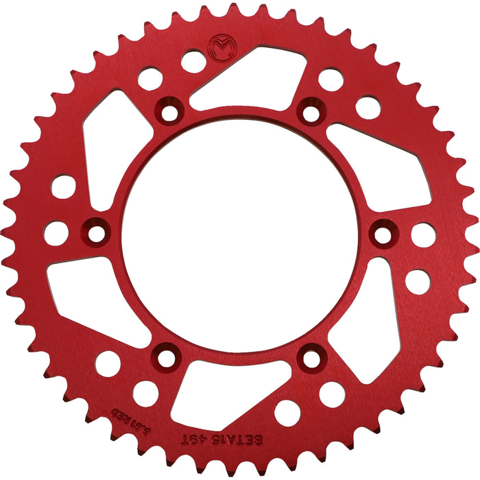 MOOSE OFFROAD 1211-1866 1211-BET-49-13 Rear Aluminum Sprocket Rear Sprocket - 49 Tooth - Beta