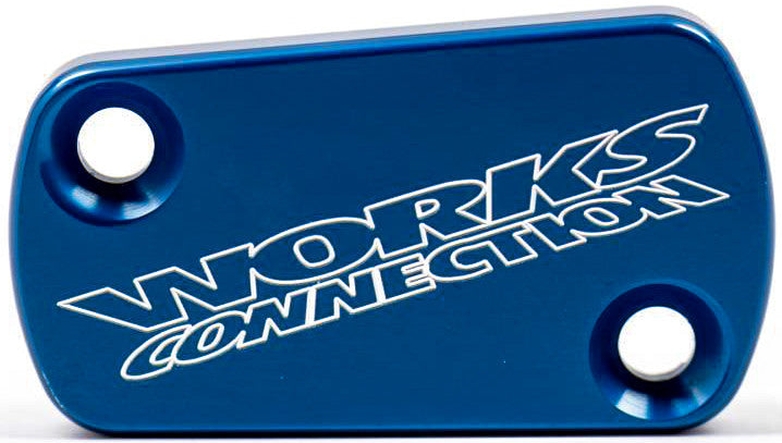 Works Clutch Cover Blue - 21-150 Kawasaki Dirt Bikes 2019-2024