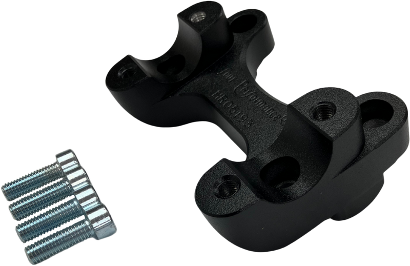 Helibars 281-0532 HR05193-BA HANDLEBAR RISERS TOUR BLACK BMW