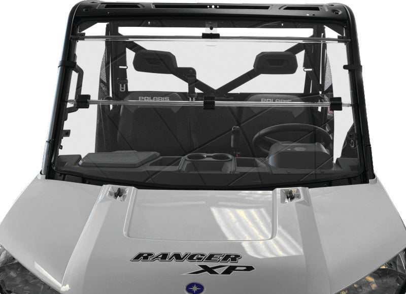 QuadBoss 375780 15-19 Polaris Ranger 1000 Diesel Windbreak Folding Windshield - User 1