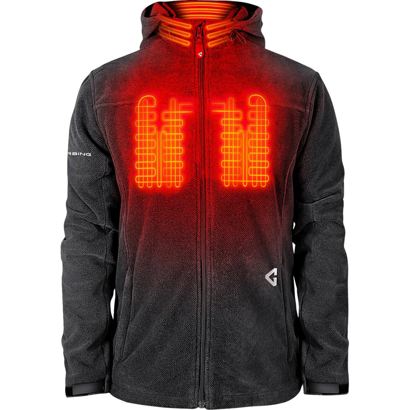 GERBING HEATED CLOTHING 7V Thermite Fleece Jacket 2.0 Gray