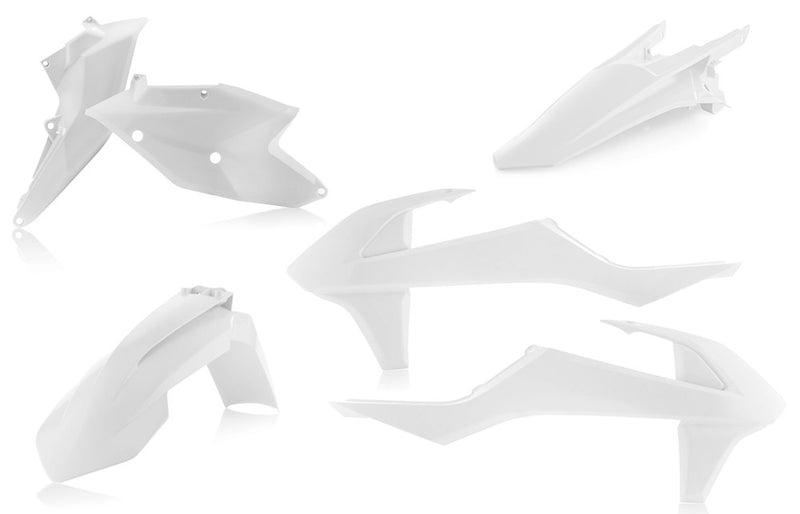 Acerbis Plastic Kit White - 2634060002 KTM Dirt Bikes 2017-2019