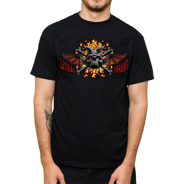 LETHAL THREAT 3030-22765 LT20901XL Hell Was Full T-Shirt black - xl