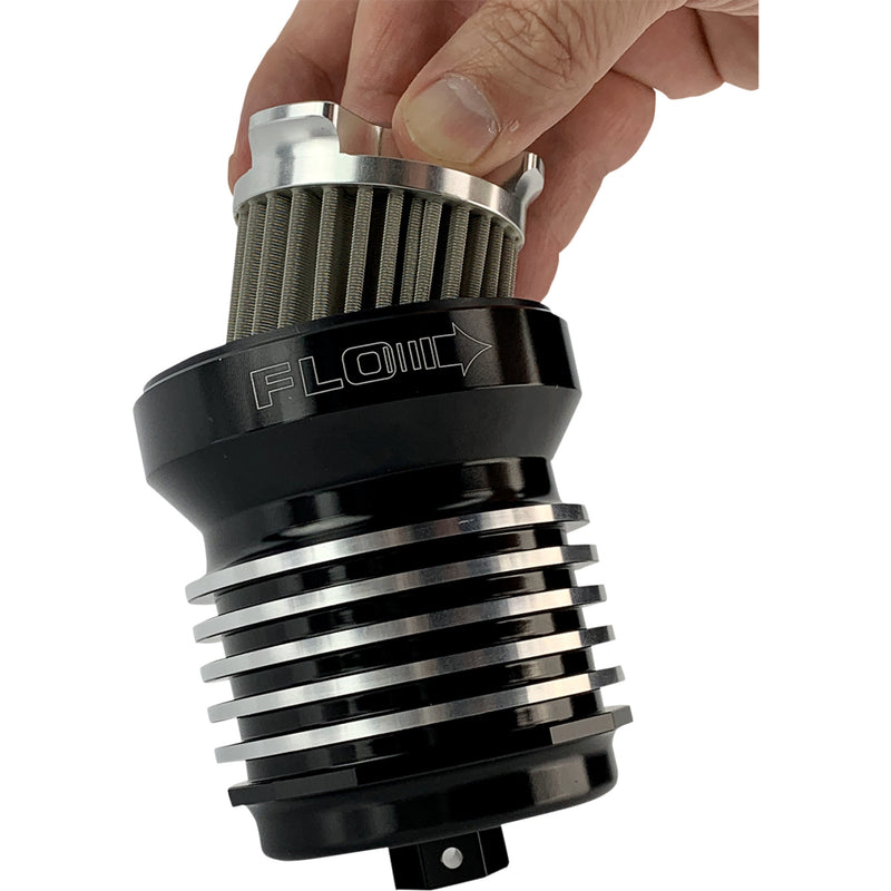 PC Racing Flo Oil Filter - PCS4B For Harley Motorcycles 1984-2026 | BMW Motorcycles 1999-2024 | Moto Guzzi Motorcycles 1996-2012