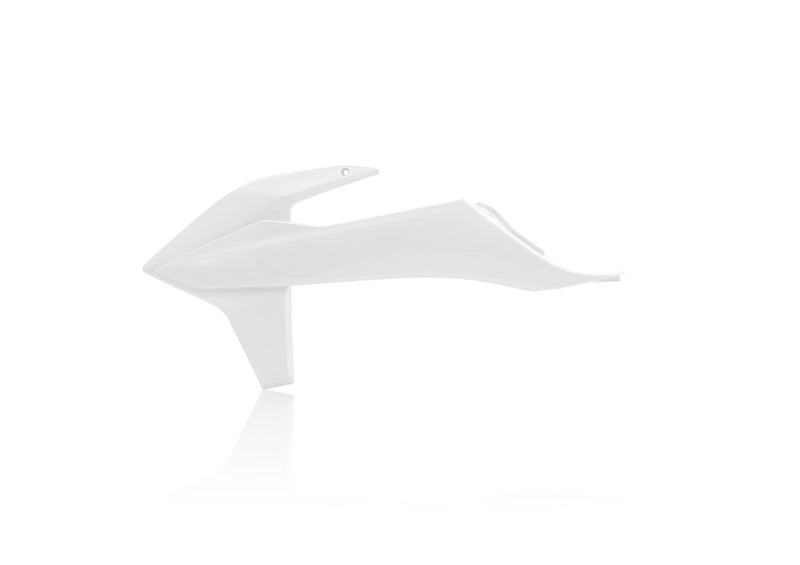 Acerbis Radiator Shroud White - 2726510002 KTM Dirt Bikes 2019-2023