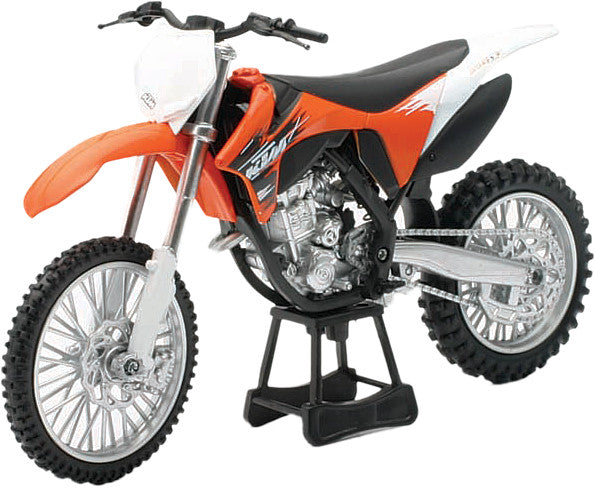 New Ray Toys 959-0016 44093 REPLICA 1:12 RACE BIKE 11 KTM 350SX-F ORANGE