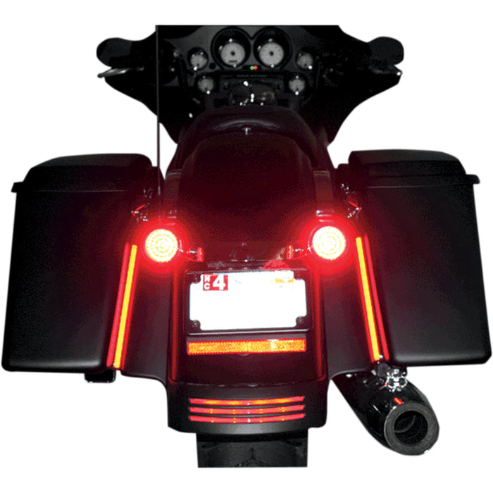 CUSTOM DYNAMICS 2040-0818 MPLASMA-RED-PR Plasma Rods™ - Plasma Rod -8" - Pair