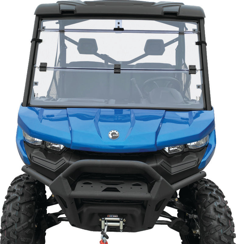 QuadBoss 375784 16-22 Can-am Defender HD10 Windbreak Folding Windshield - User 1