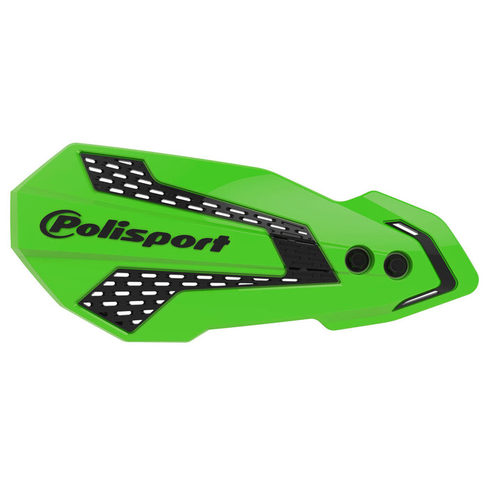 Polisport 64-8308240 8308200040 MX FLOW HANDGUARDS GREEN/BLACK