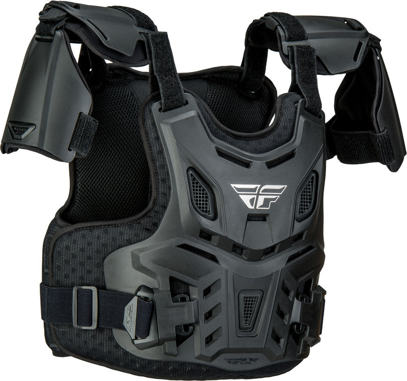 Fly Racing 36-16060 36-16060 YTH CE BLK YOUTH CE REVEL ROOST GUARD BLACK