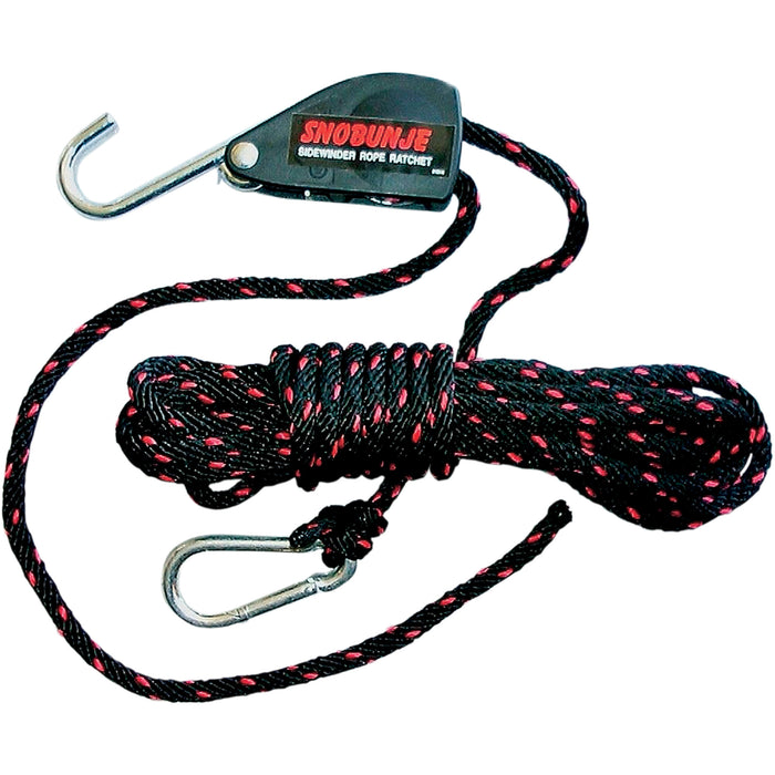 SNOBUNJE INC. 3920-0055 1016 Sidewinder Locking Rope Ratchet 30' Rope Ratchet