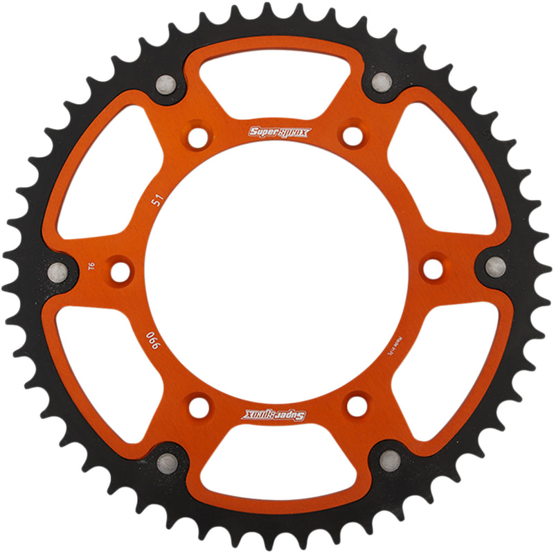 Supersprox Sprocket - RST-990-51-ORG Husaberg Dirt Bikes 2004-2017