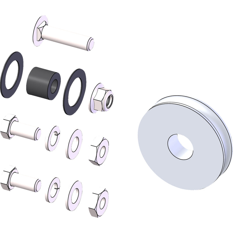 KFI PRODUCTS 4501-1102 P800280-R Manual Lift pulley