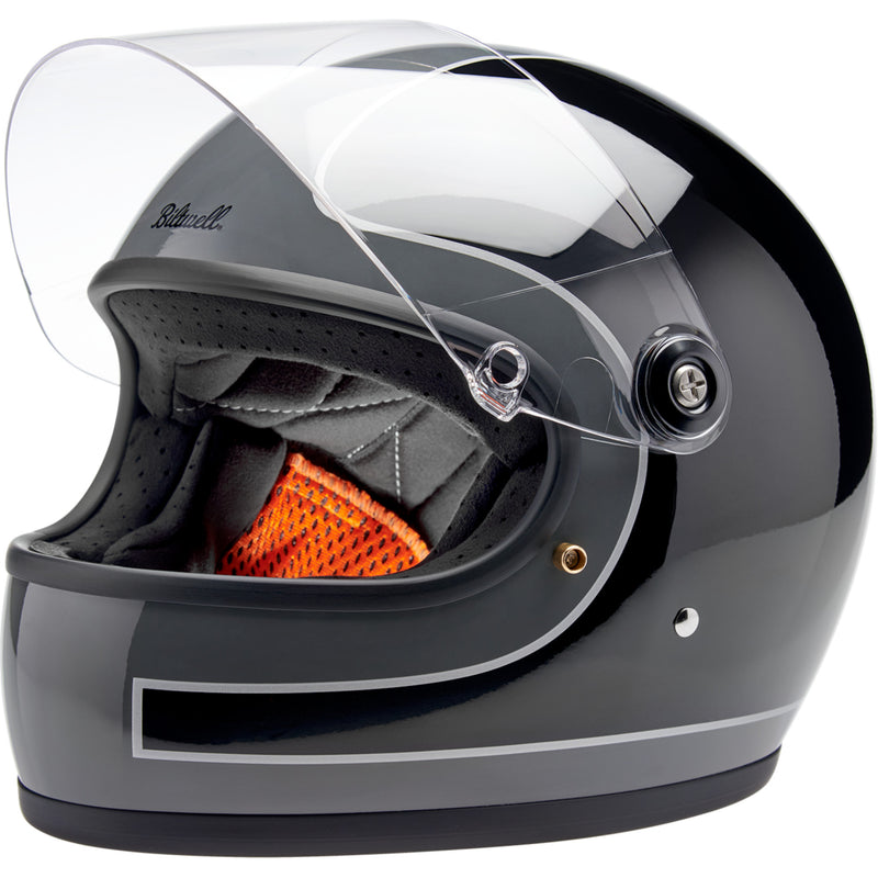BILTWELL Gringo S Tracker Helmet - Gloss Storm Gray/Black