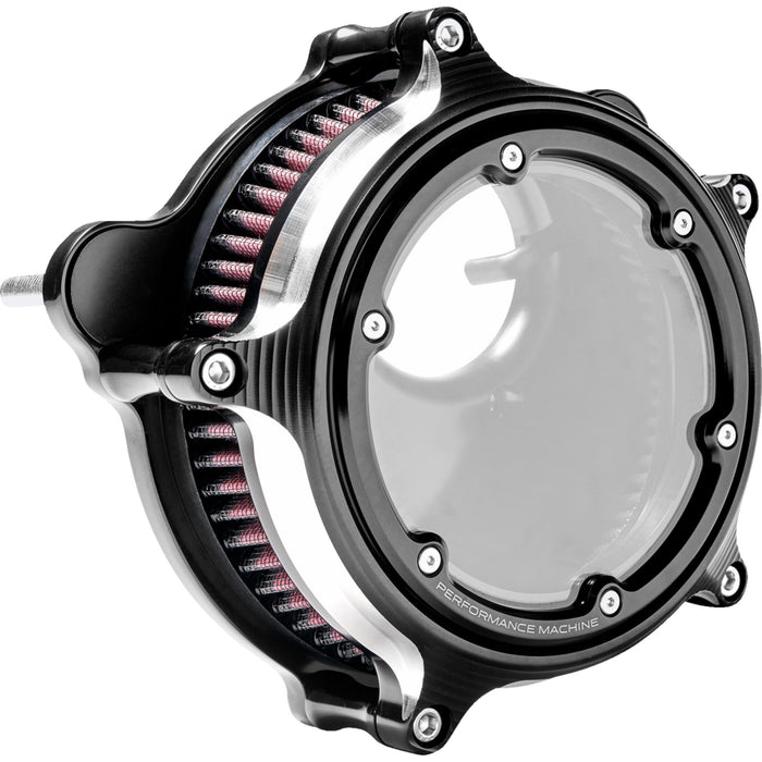 PERFORMANCE MACHINE (PM) 1010-2742 0206-2156-BM Vision Air Cleaner - Contrast Cut™