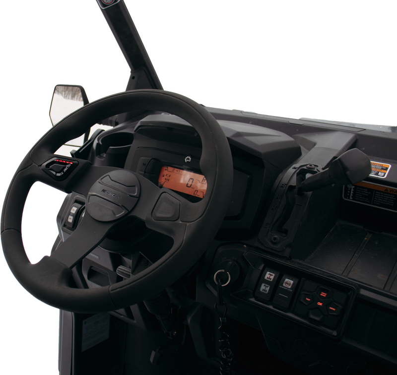 Koso North America Heated Steering Wheel - AY001000 For Polaris Ranger 2016-2025 | Can-Am Defender 2016-2024
