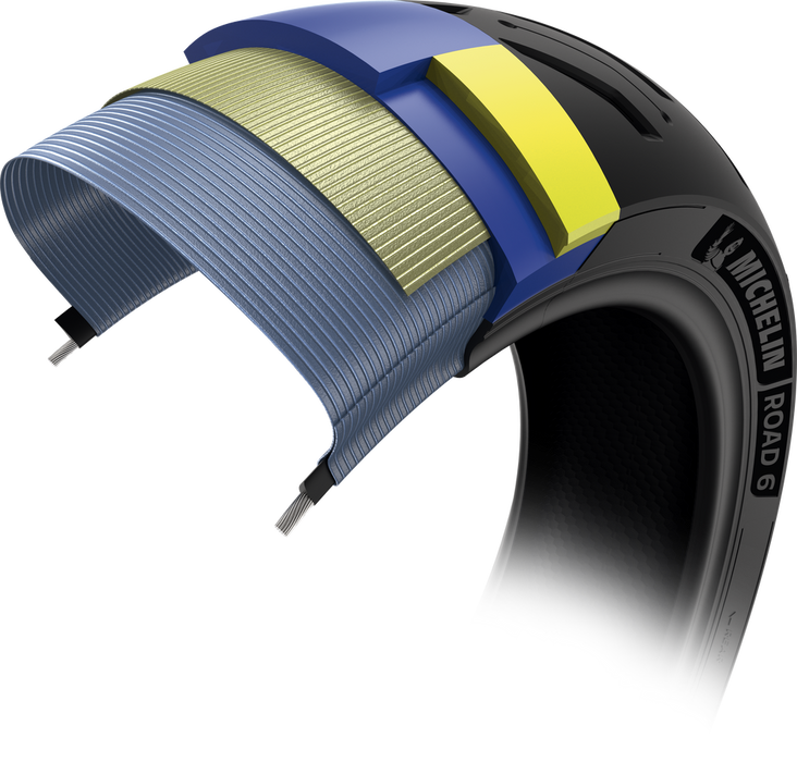 Michelin 87-93112 89542 TIRE ROAD 6 REAR 180/55ZR17 (73W) RADIAL TL