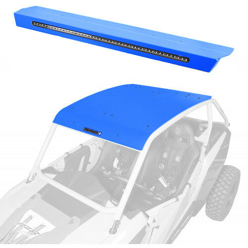Pro Armor Asylum Roof With Light Bar Voodoo Blue - P141R123VB Polaris RZR 2014-2022