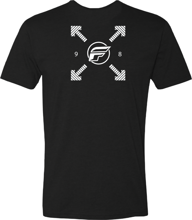 Fly Racing 354-0322L 354-0322L FLY LOST TEE BLACK LG