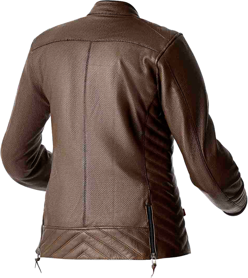 Rst 556-3644108 103644BRN-08 WOMENS ROADSTER AIR D3O JACKET BROWN LEATHER XS