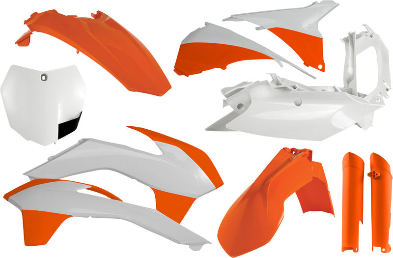 Acerbis Full Plastic Kit Orange - 2314334618 KTM Dirt Bikes 2013-2014