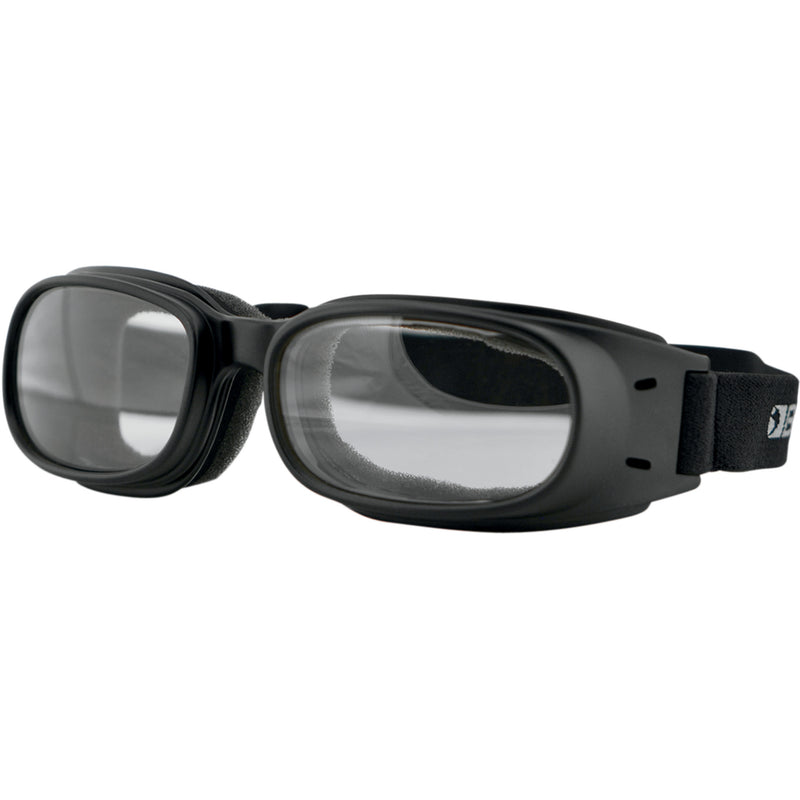 BOBSTER 2601-0880 BPIS01C Piston Goggles matte black - clear
