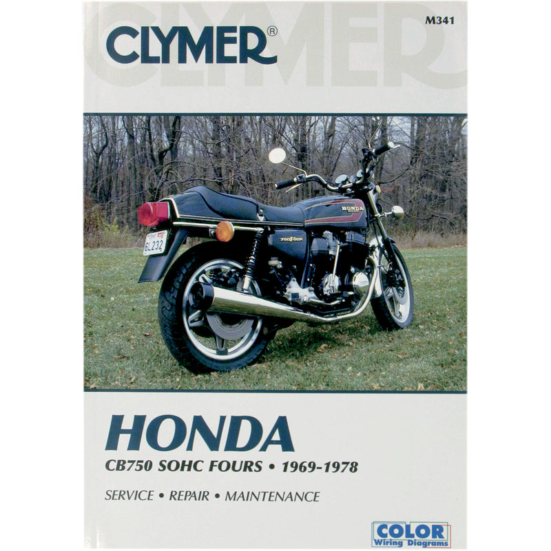 Clymer Service Manual - CM341 Honda CB750A Hondamatic / CB750F / CB750K 1969-1978
