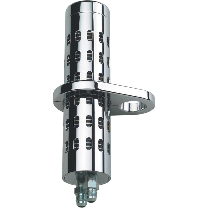 PRO-ONE PERF.MFG. DS-310204 201050 Oil Cooler Kit — For 1"- 1-1/4" Frame Tubing Oil Cooler Kit - No Gauge - Chrome - 1" - 1-1/4"