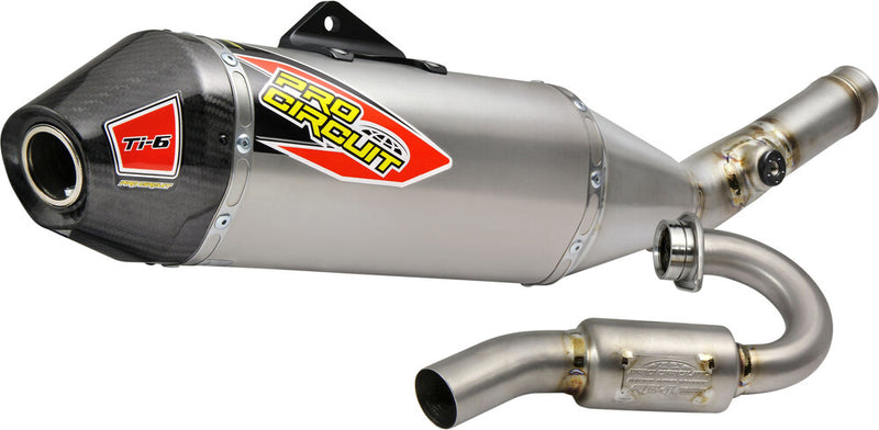 Pro Circuit TI-6 System W Carbon END CAP - 0322125F Kawasaki KX 250 2021-2024