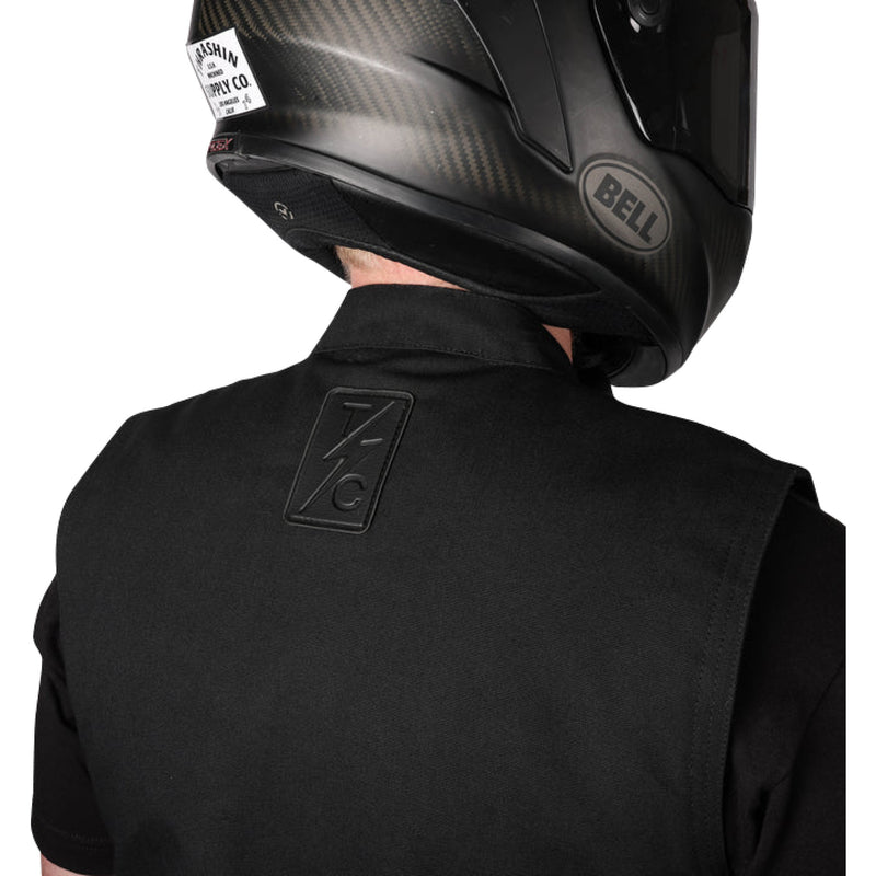 THRASHIN SUPPLY CO. Nightrider v2 Riding Vest Black