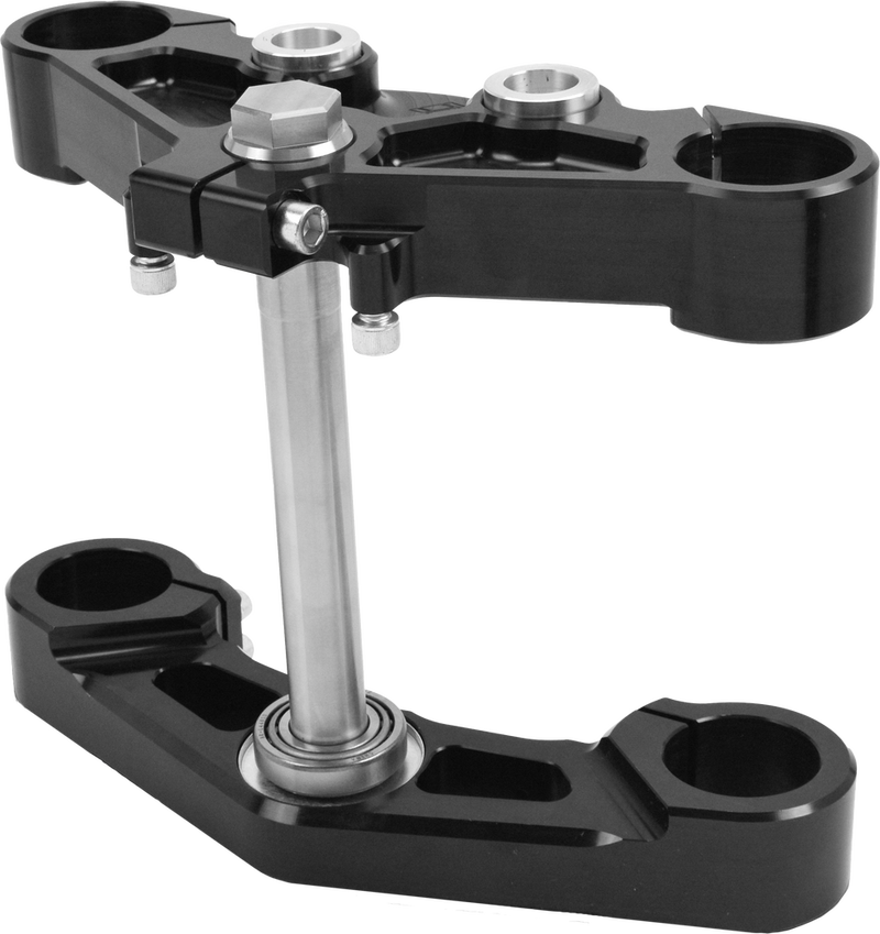 Hawg Halters Inc Dominator Tree SET Race Conv Black FLT Pre-2013 49MM - 49EFLAR3-TS13 For Harley Touring 1998-2013