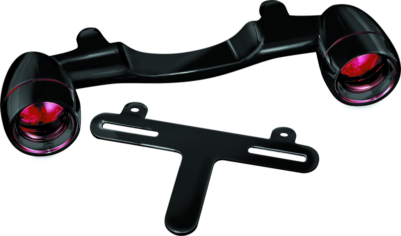 Kuryakyn 5405 Bullet Light Rear Turn Signal Bar Gloss Black - Photo - Primary