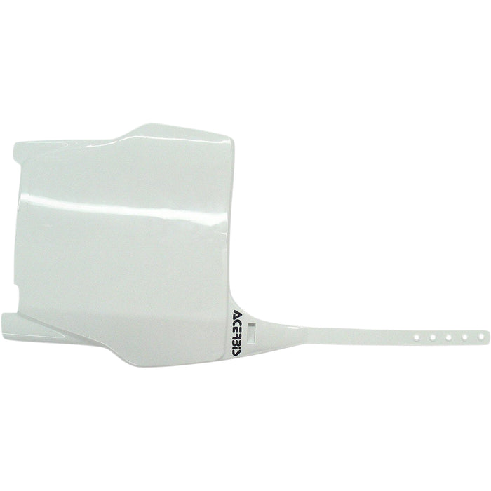 ACERBIS 0520-0073 2042210002 Replacement Front Number Plate Front Number Plate - White