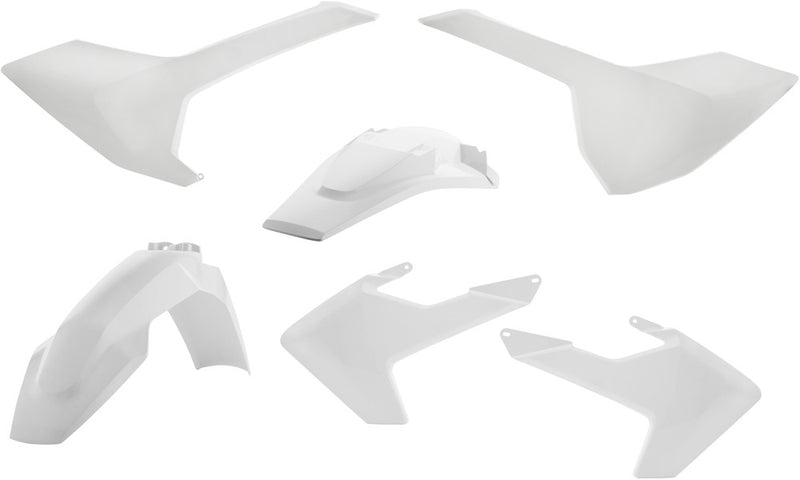 Acerbis Plastic Kit White - 2634020002 Husqvarna Dirt Bikes 2017-2019