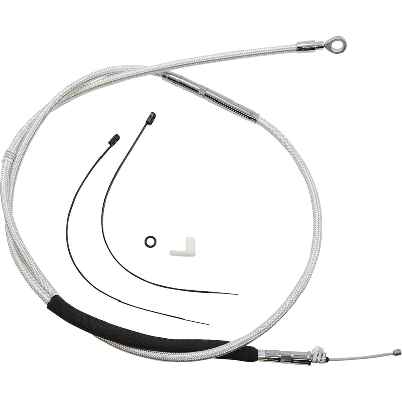 Magnum Shielding High-Efficiency Braided Sterling Chromite II® Clutch Cable /16" - 32235HE For Harley Touring 2008-2016