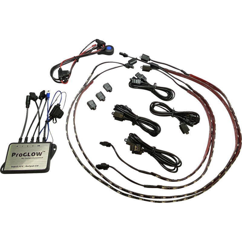 CUSTOM DYNAMICS 2040-2992 PG-GC1-KIT ProGLOW™ Color Changing LED Golf Cart Kit LED Light Kit for Golf Cart