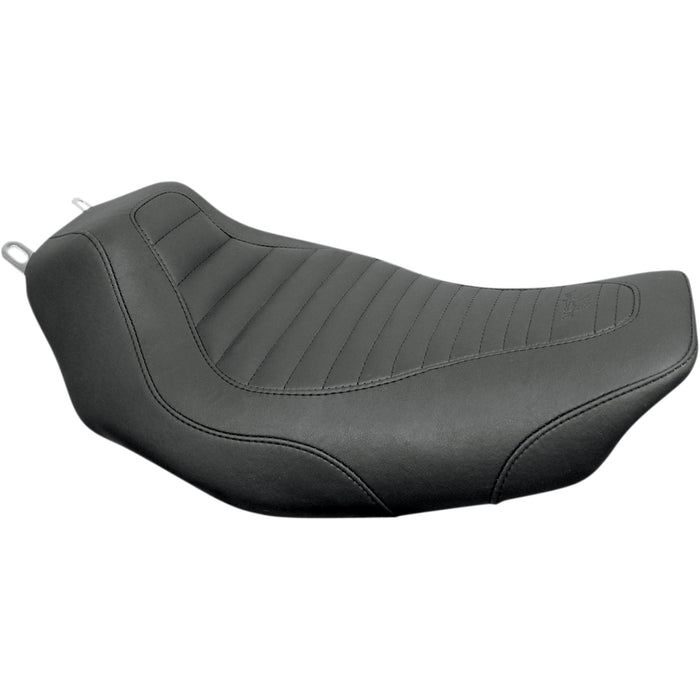 MUSTANG 0801-0769 76716 Tripper™ Solo Seat - without Backrest - Tuck and Roll - Black