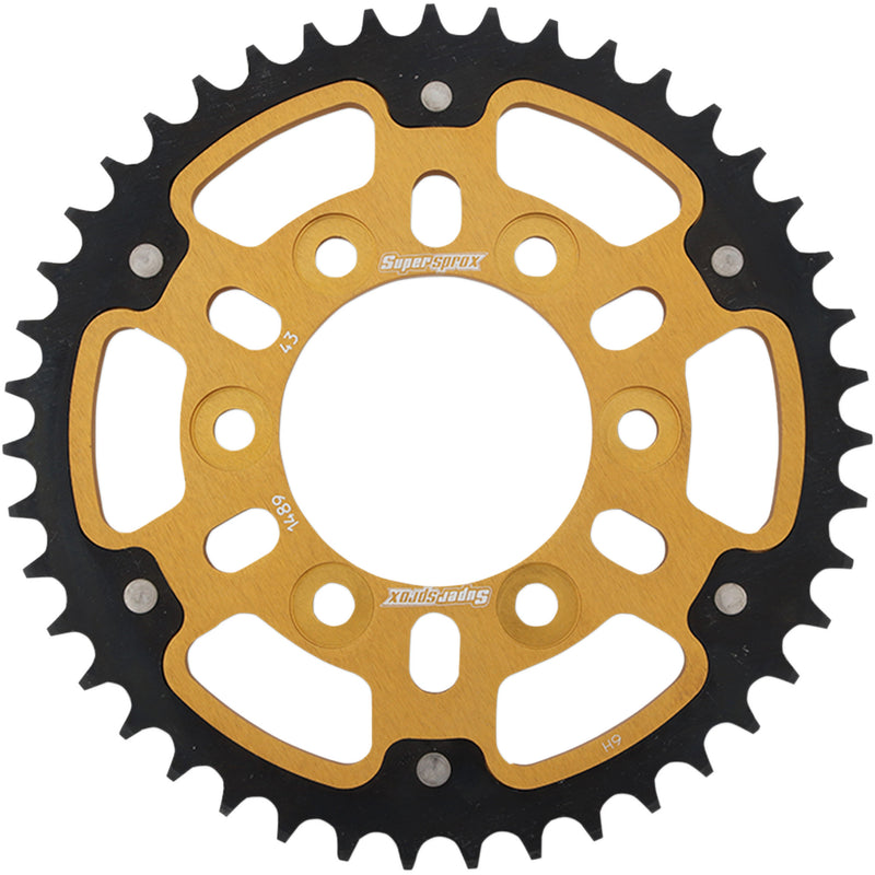 Supersprox Sprocket - RST-1489-43-GLD Kawasaki Motorcycles 1996-2017