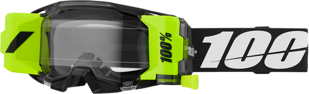 100% 610-5318 50061-00001 ARMATIC FORCAST GOGGLE BLACK CLEAR LENS