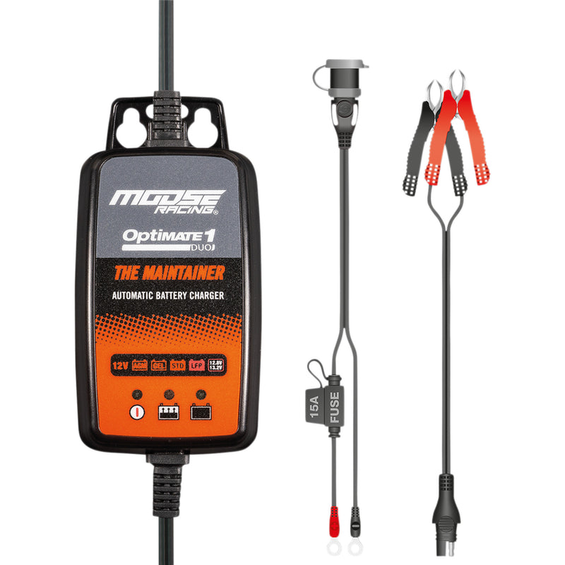 MOOSE OFFROAD 3807-0502 TM-611 Moose Racing Charger Optimate 1 Charger - DUO