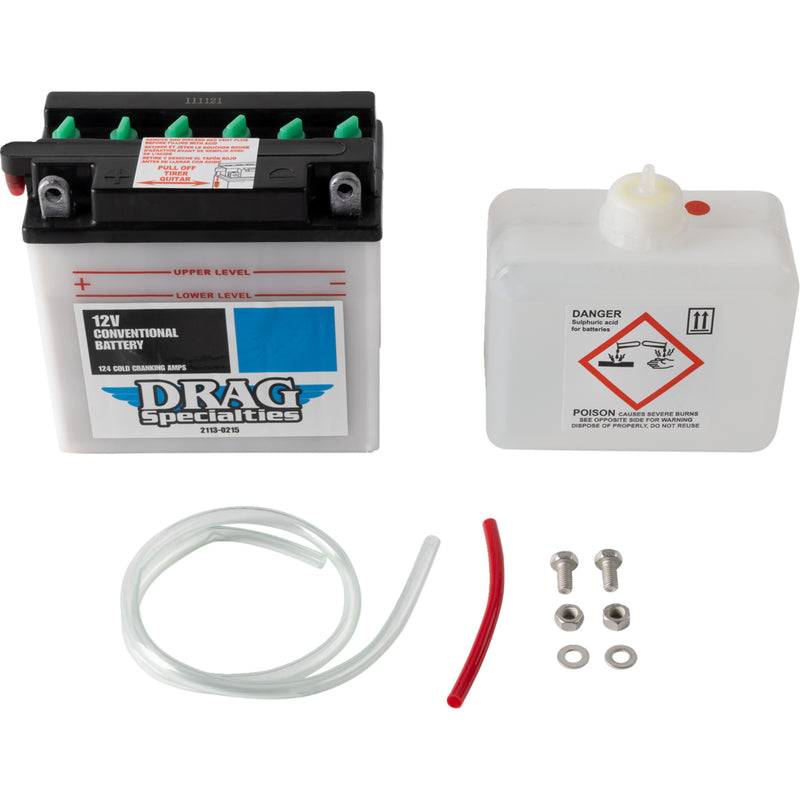 Drag Specialties Battery - 2113-0215 For Harley Sportster 900 / Super Glide 1970-1978