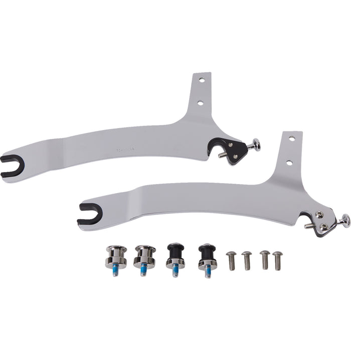 COBRA 1501-0715 502-2010 Detachable Mini Backrest Detachable Backrest - Chrome - Mini - Scout