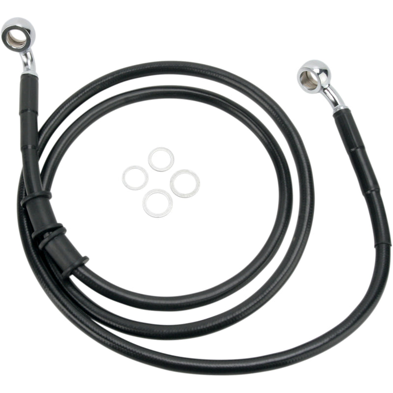 Drag Specialties Brake Line - 1741-2882 For Harley Dyna Low Rider 2008-2009