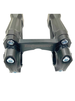 Helibars 281-0031 HR09175 HANDLEBAR RISERS BLACK YAM