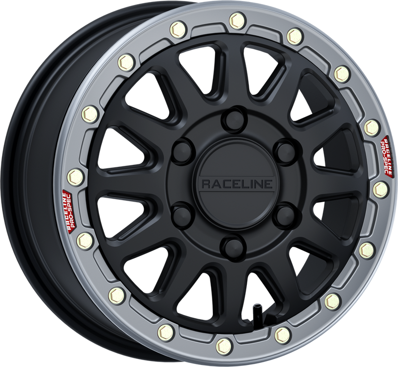 Raceline Wheels Alpha Bdlk 15X6.5 6/139.7 (+74MM)BLACK Gunmetal - A14BG-56560+74 Can-Am Maverick 999T W Smart-Shox 2024