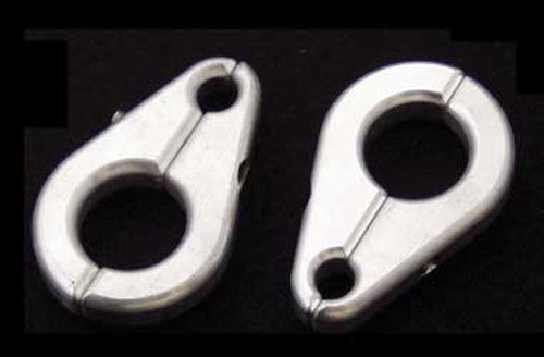 Modquad Brake Line Clamp 1"ARM X 5/16" Line (silver) - BLC-3